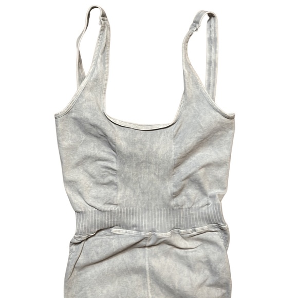 Free People Movement Good Karma Onesie Ice Grey size XS/S NEW - Picture 4 of 6